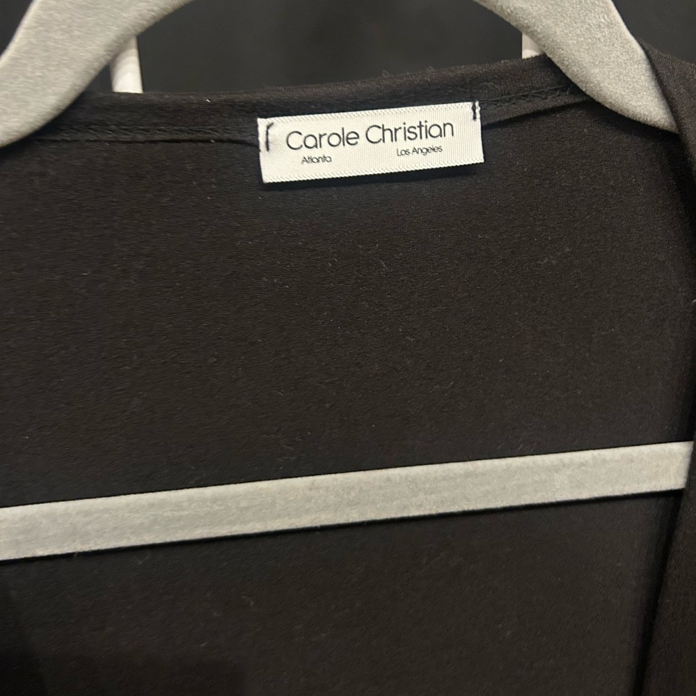 Carole Christian Black Top